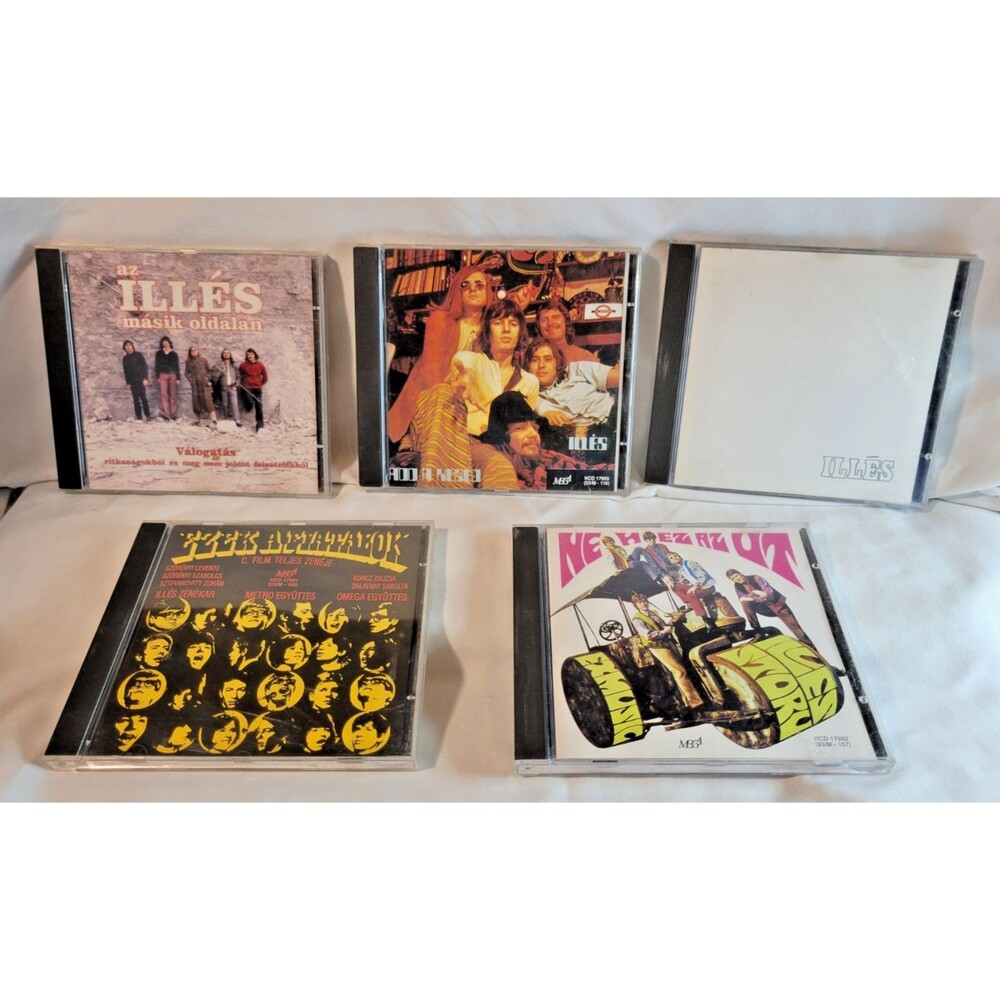 Illés CD Lot (5) Hungary Rock Band – Add A Kezed + Human Rights + Nehéz Az Út..
